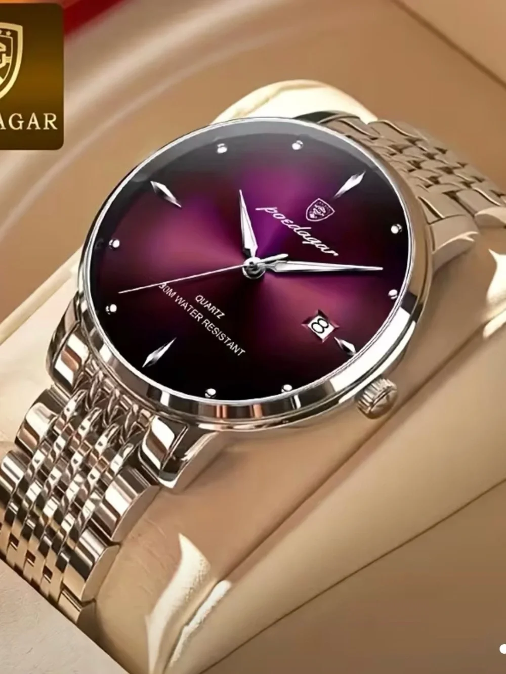Men's Casual Business Waterproof Calendar Luminous Top Brand Luxury Quartz Watch